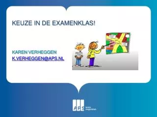 keuze in de examenklas