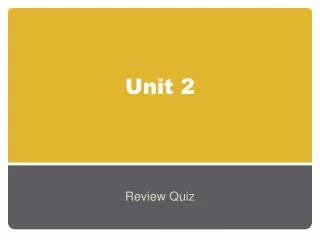 unit 2