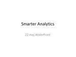 Smarter Analytics - slide 1