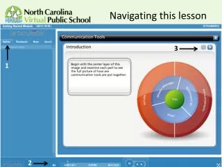 Navigating this lesson