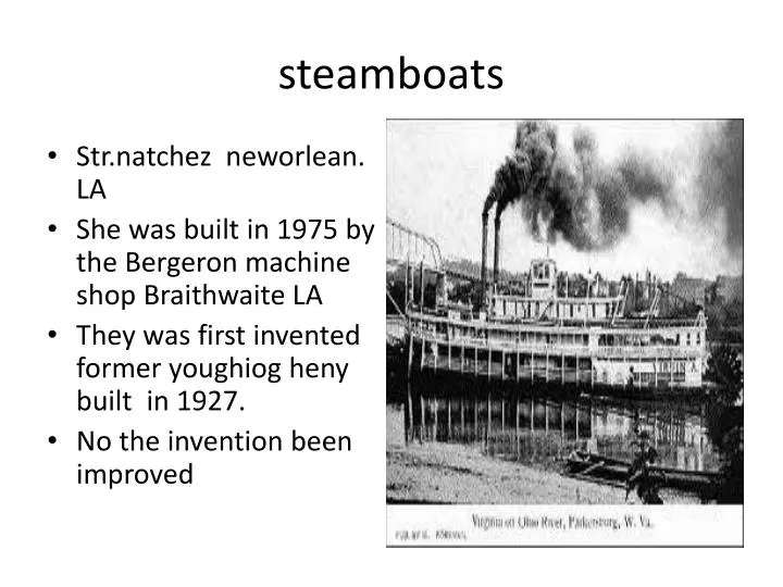 steamboats