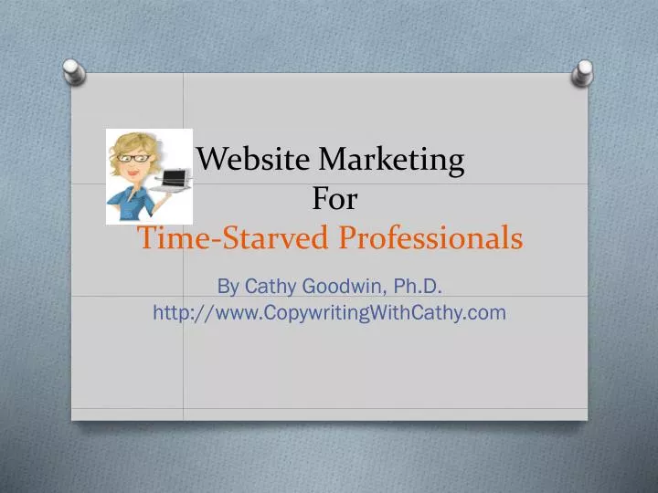 website marketing for time starved professionals