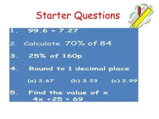 starter questions