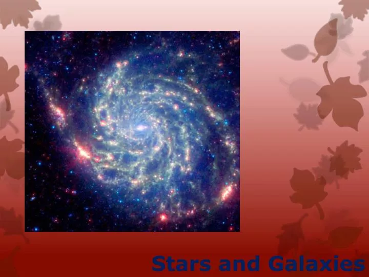stars and galaxies