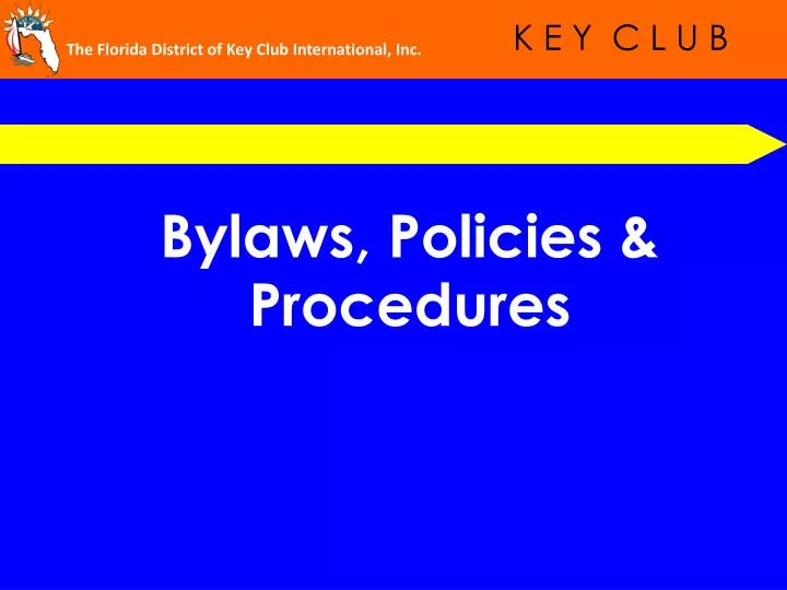 bylaws policies procedures