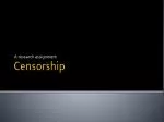 Censorship - slide 1