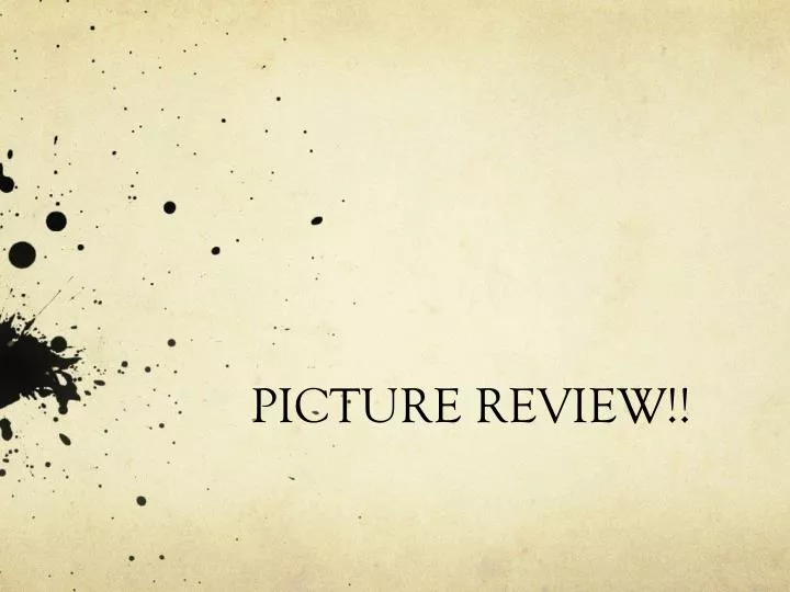 picture review