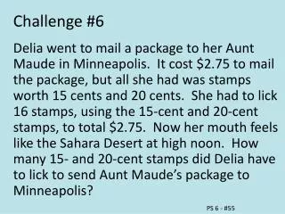 Challenge #6