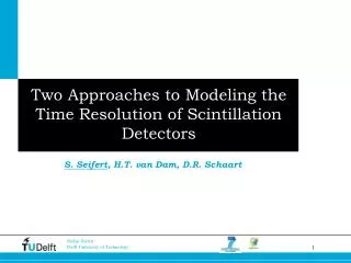 Two Approaches to Modeling the Time Resolution of Scintillation Detectors