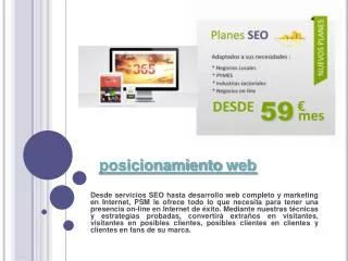 Posicionamiento Seo