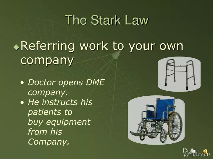 the stark law