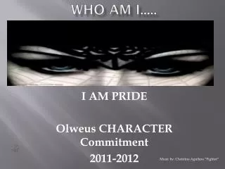 WHO AM i.....