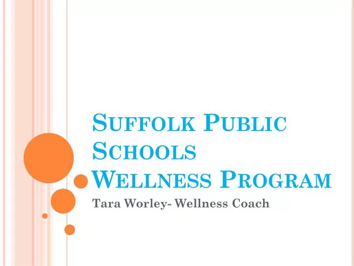 suffolk public schools wellness program