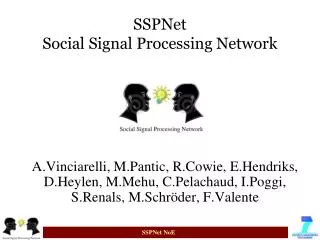 SSPNet Social Signal Processing Network