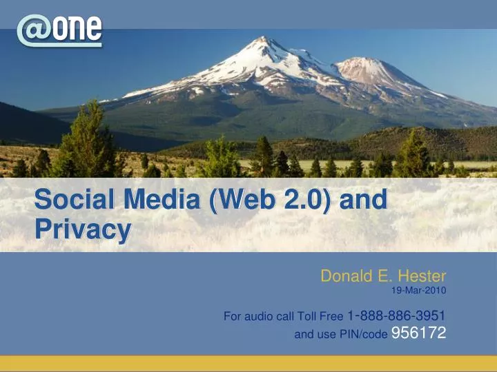 social media web 2 0 and privacy