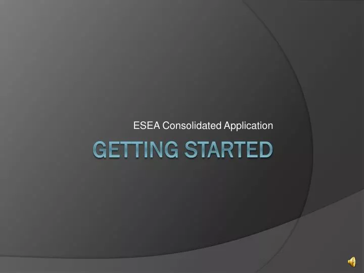 esea consolidated application
