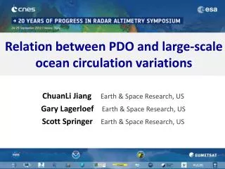 Relation between PDO and large-scale ocean circulation variations