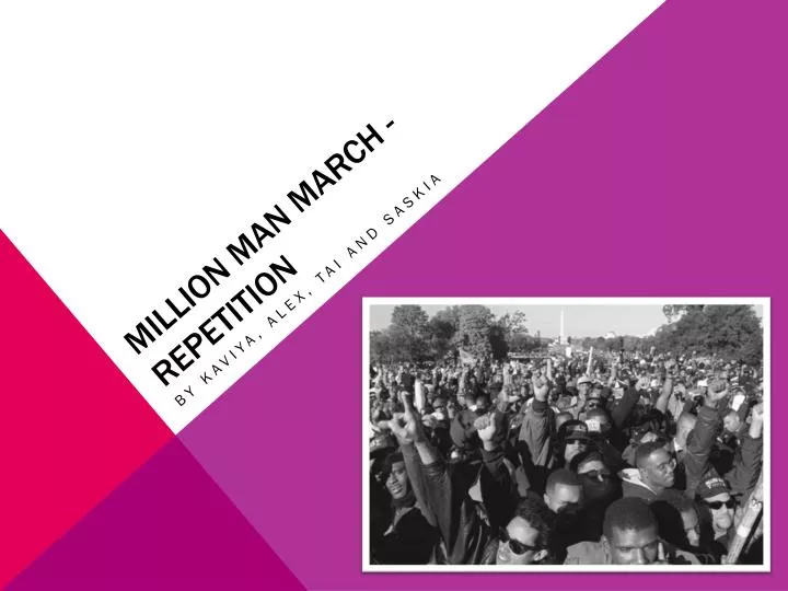 million man march repetition