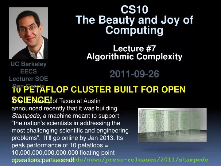 10 petaflop cluster built for open science