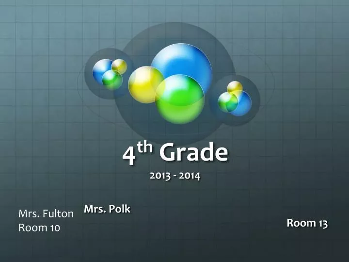 4 th grade 2013 2014