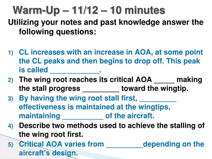 warm up 11 12 10 minutes