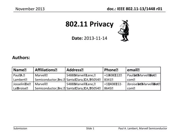 802 11 privacy