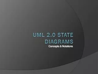 UML 2.0 State Diagrams