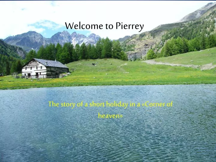 welcome to pierrey