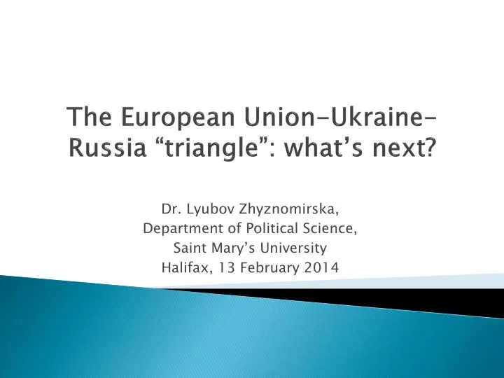 the european union ukraine russia triangle what s next