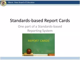 Standards-based Report Cards