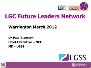 LGC Future Leaders Network