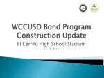 El Cerrito High School Stadium Construction Update - July 15, 2014 - slide 1