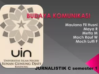 BUDAYA KOMUNIKASI