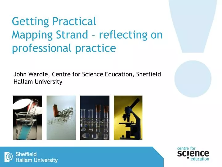 getting practical mapping strand reflecting on professional practice