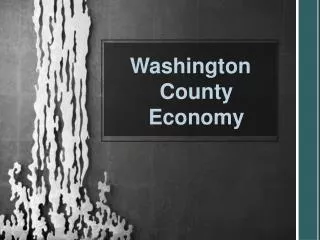 Washington County Economy