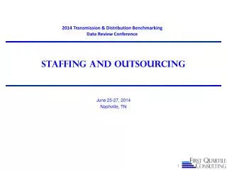 Staffing and Outsourcing