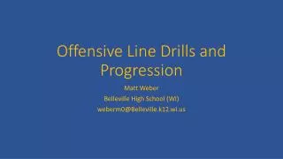 offensive line drills and progression