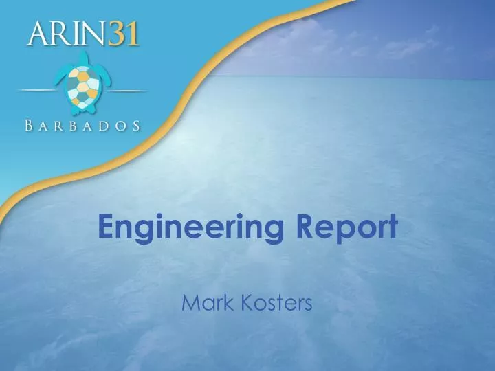 engineering report