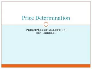 Price Determination