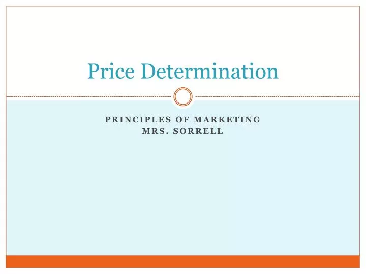 price determination