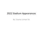 2022 Stadium Appearances