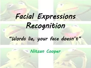 Facial Expressions Recognition