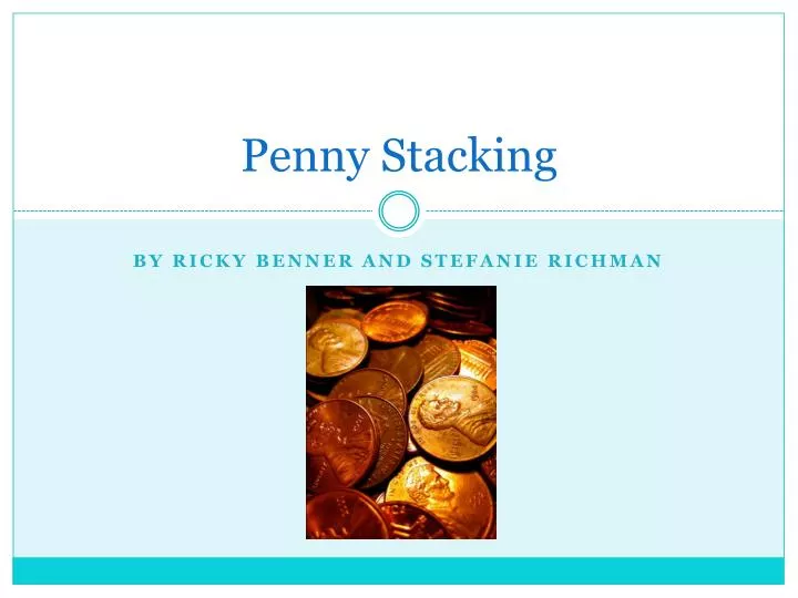 penny stacking