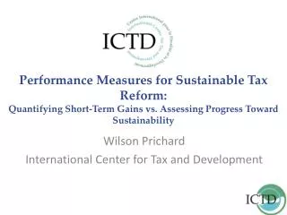 Wilson Prichard International Center for Tax and Development