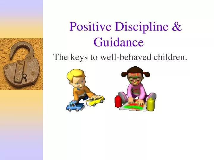 positive discipline guidance