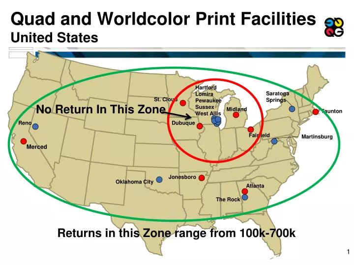 quad and worldcolor print facilities united states