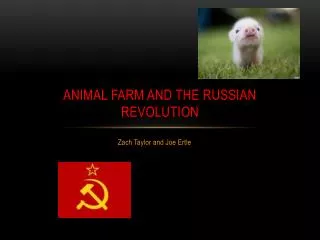 Animal Farm and The Russian Revolution