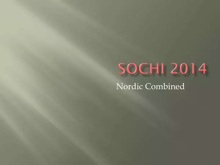 sochi 2014