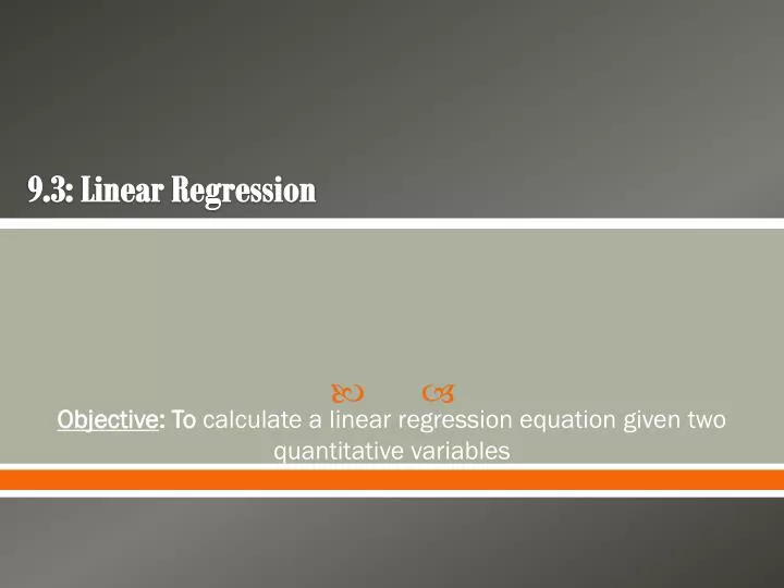 9 3 linear regression