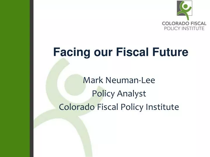 facing our fiscal future